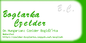 boglarka czelder business card